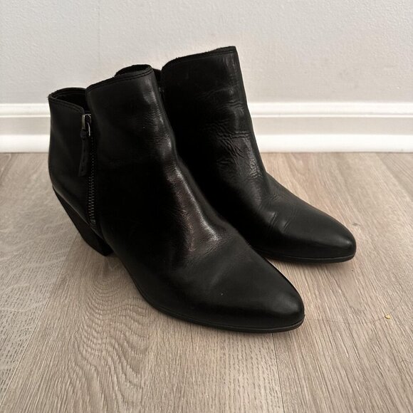 Frye Judith Double Zip Boots Womens Size 9.5M Leather Ankle Booties Classic - Picture 1 of 10